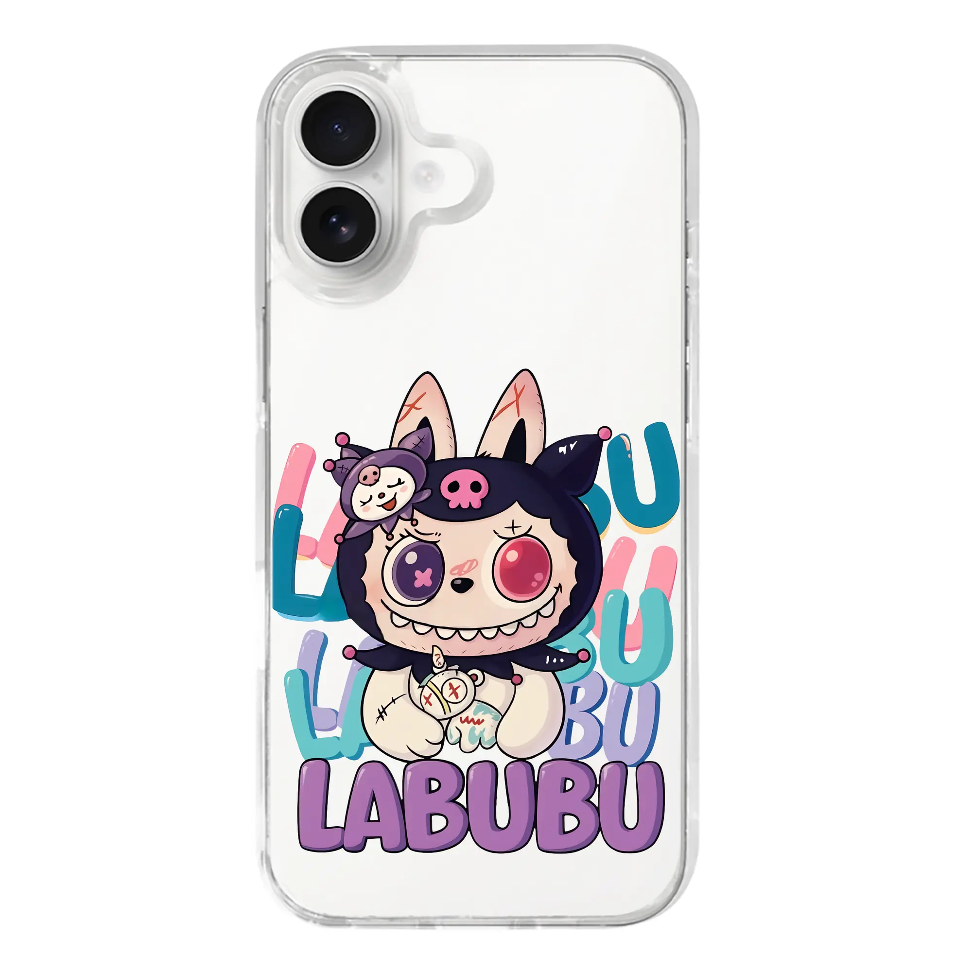 ラブブ グッズ ラブブ - iPhone 17シリーズ 透明スマホケース – 薄型・耐衝撃・精密フィット保護カバー